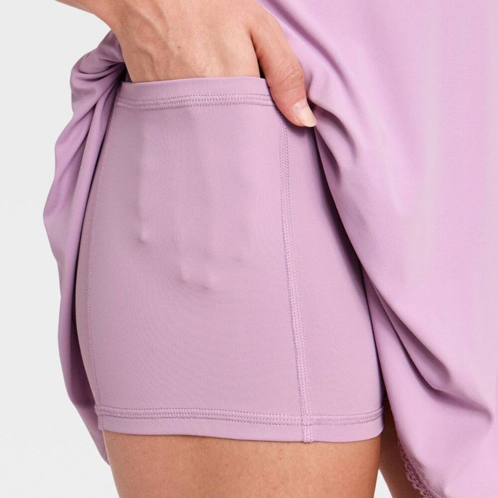 Women's Active Lace Trim Dress - JoyLab Lavender XXS - Picture 4 of 4